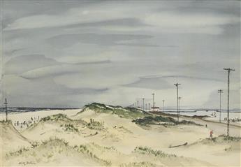 ADOLF DEHN Beach at Quogue, New York.